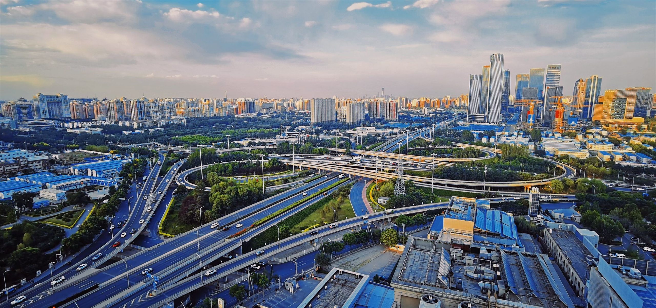 丽泽金融商务区城市景观